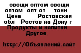 овощи оптом овощи оптом  опт от 20 тонн  › Цена ­ 30 - Ростовская обл., Ростов-на-Дону г. Продукты и напитки » Другое   